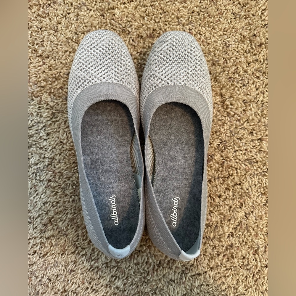 Allbirds grey tree breezers 8.5